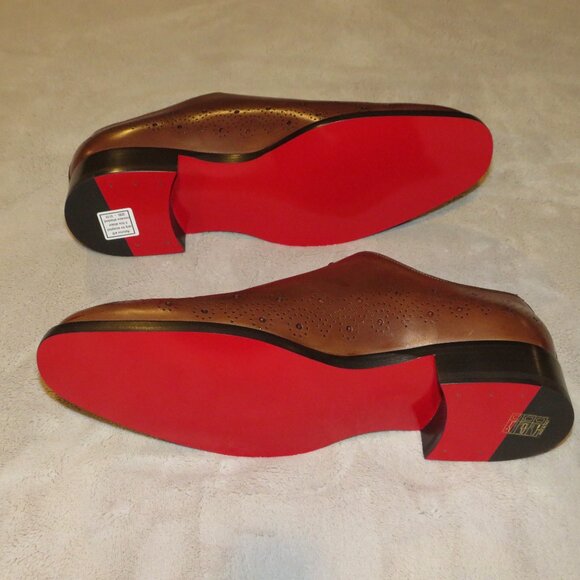 Christian Louboutin Corteobello Havane Medallion Red Bottom Oxford US 10 NWB - Picture 9 of 15